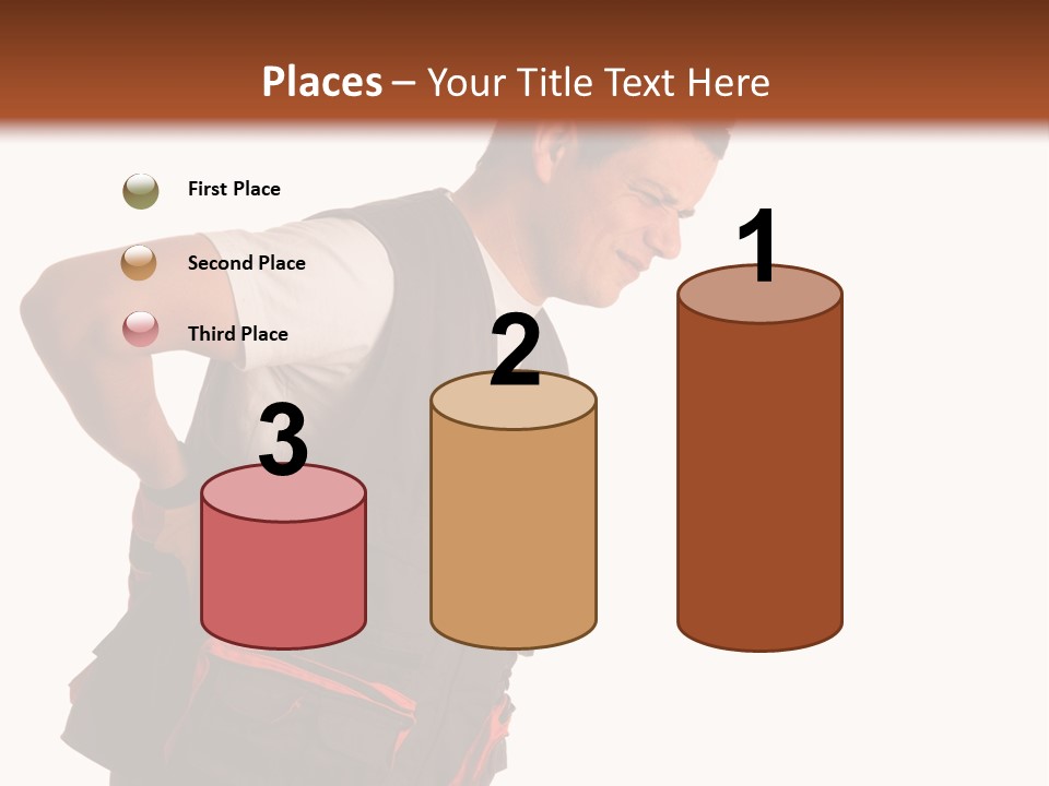 Backache Holding Compensation PowerPoint Template