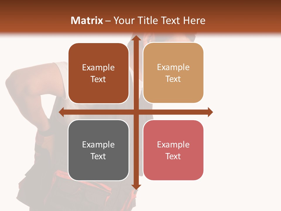 Backache Holding Compensation PowerPoint Template