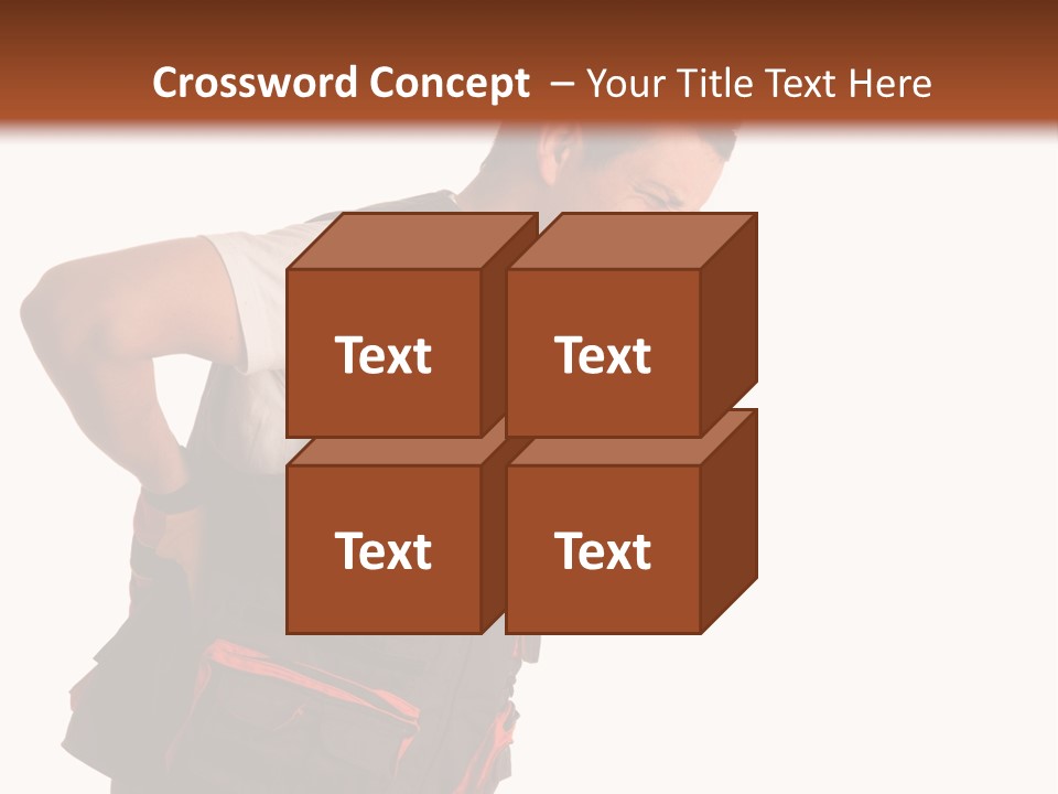 Backache Holding Compensation PowerPoint Template