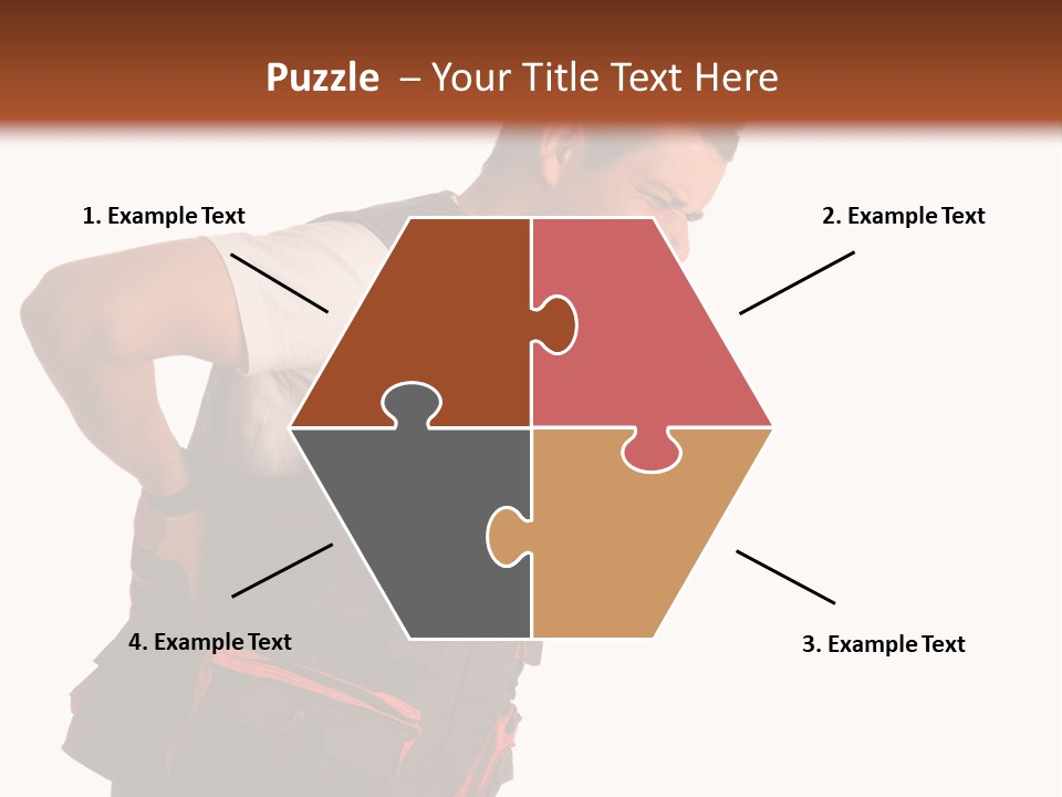 Backache Holding Compensation PowerPoint Template