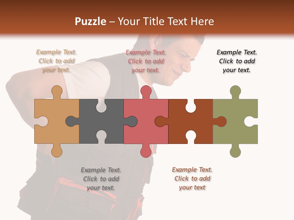 Backache Holding Compensation PowerPoint Template