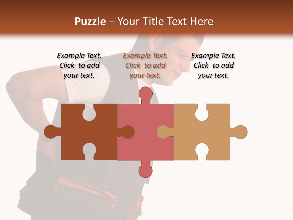 Backache Holding Compensation PowerPoint Template