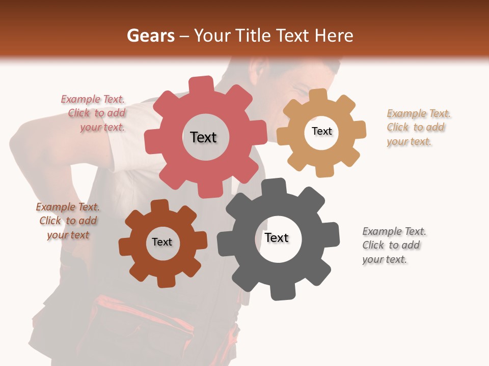 Backache Holding Compensation PowerPoint Template