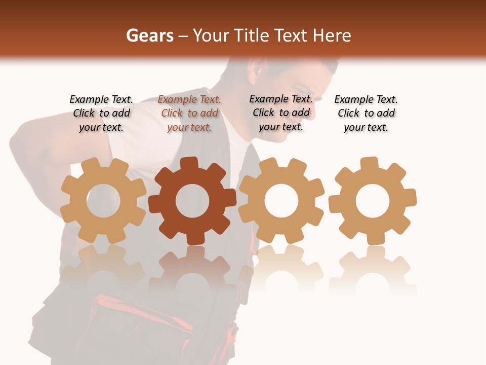 Backache Holding Compensation PowerPoint Template