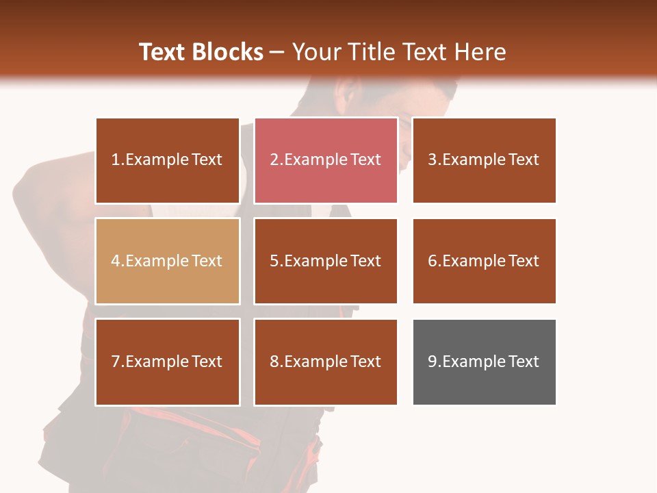 Backache Holding Compensation PowerPoint Template