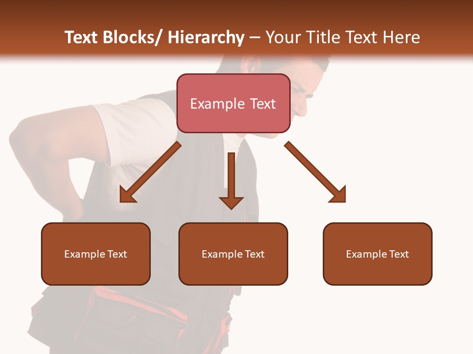 Backache Holding Compensation PowerPoint Template