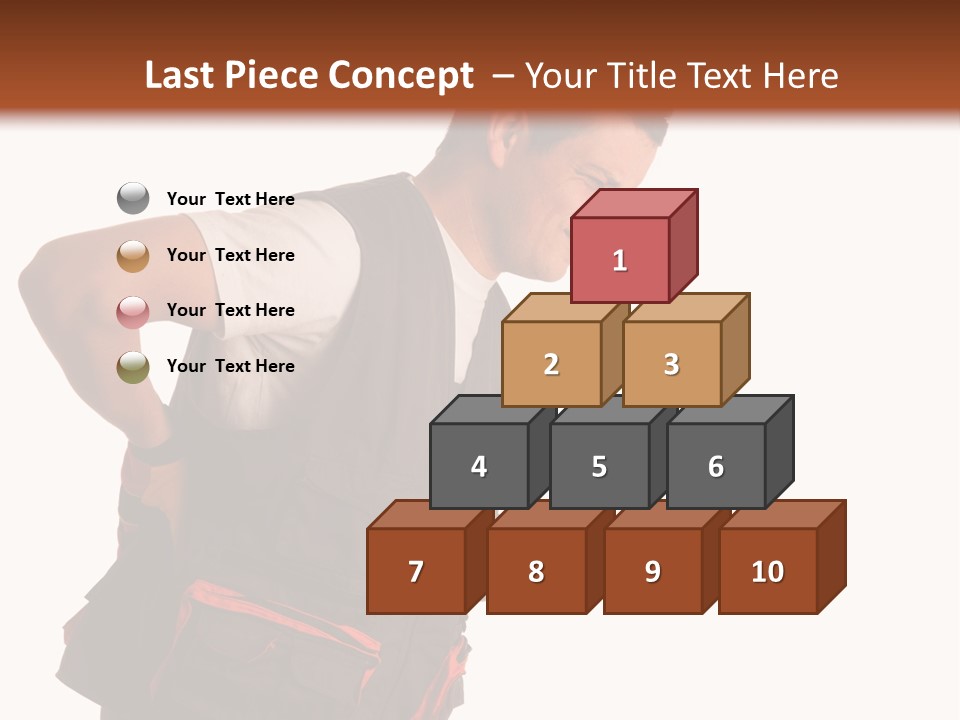 Backache Holding Compensation PowerPoint Template