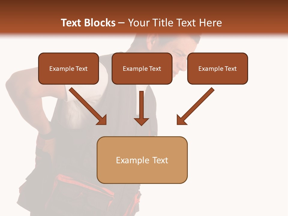 Backache Holding Compensation PowerPoint Template