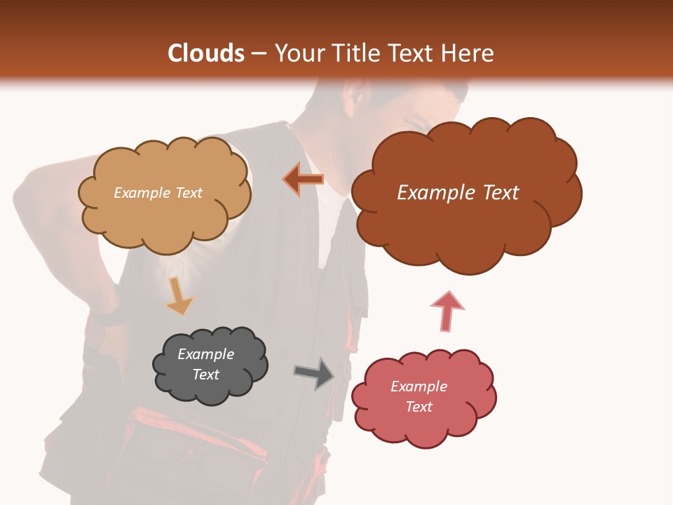 Backache Holding Compensation PowerPoint Template