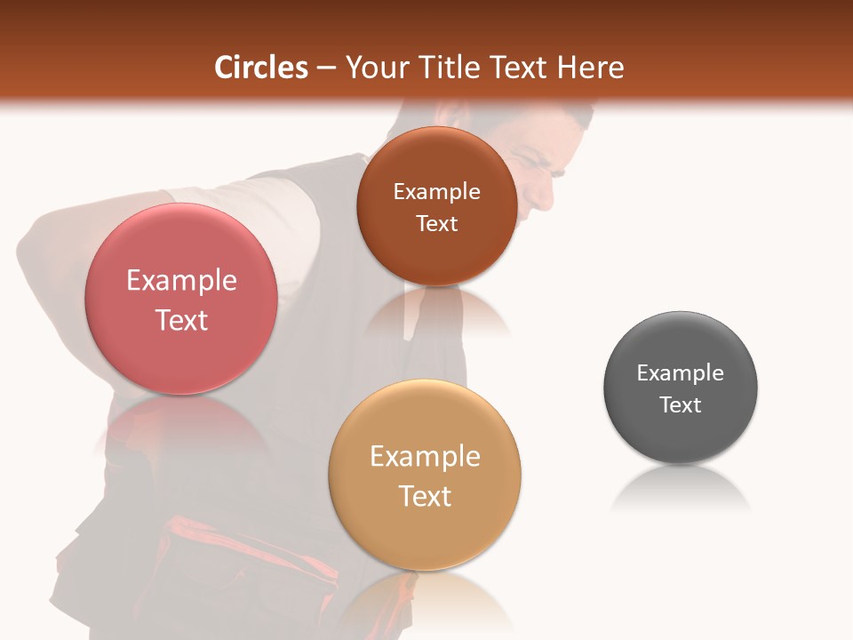 Backache Holding Compensation PowerPoint Template