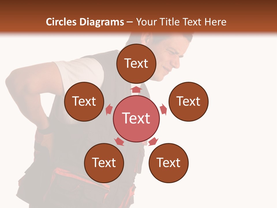 Backache Holding Compensation PowerPoint Template