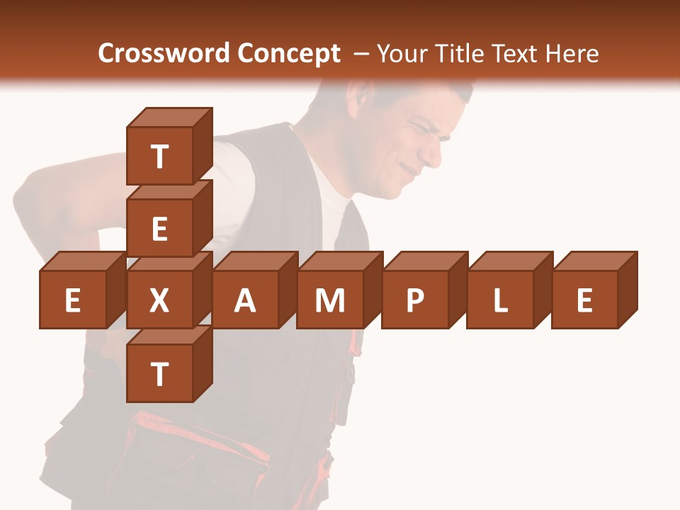 Backache Holding Compensation PowerPoint Template