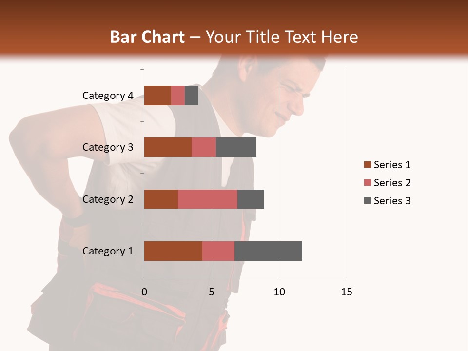 Backache Holding Compensation PowerPoint Template
