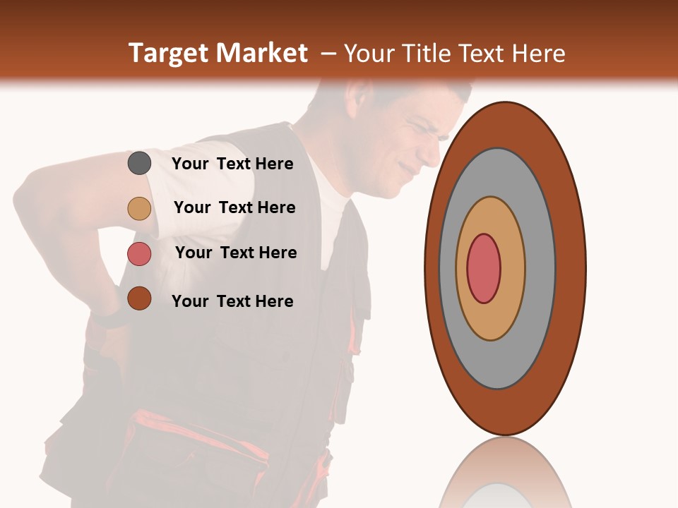 Backache Holding Compensation PowerPoint Template