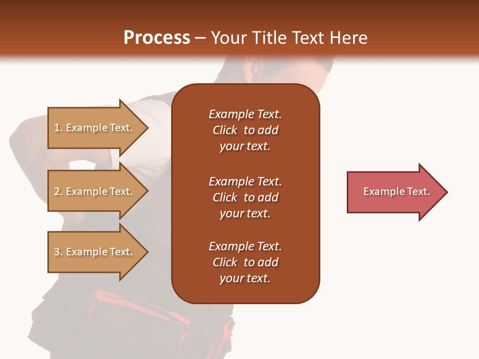 Backache Holding Compensation PowerPoint Template