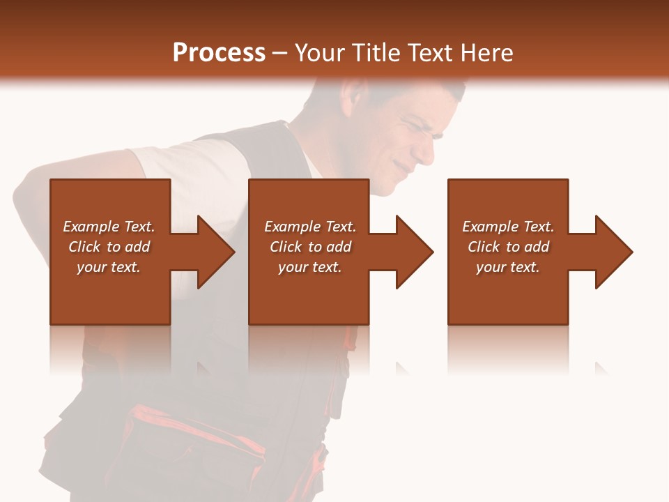 Backache Holding Compensation PowerPoint Template