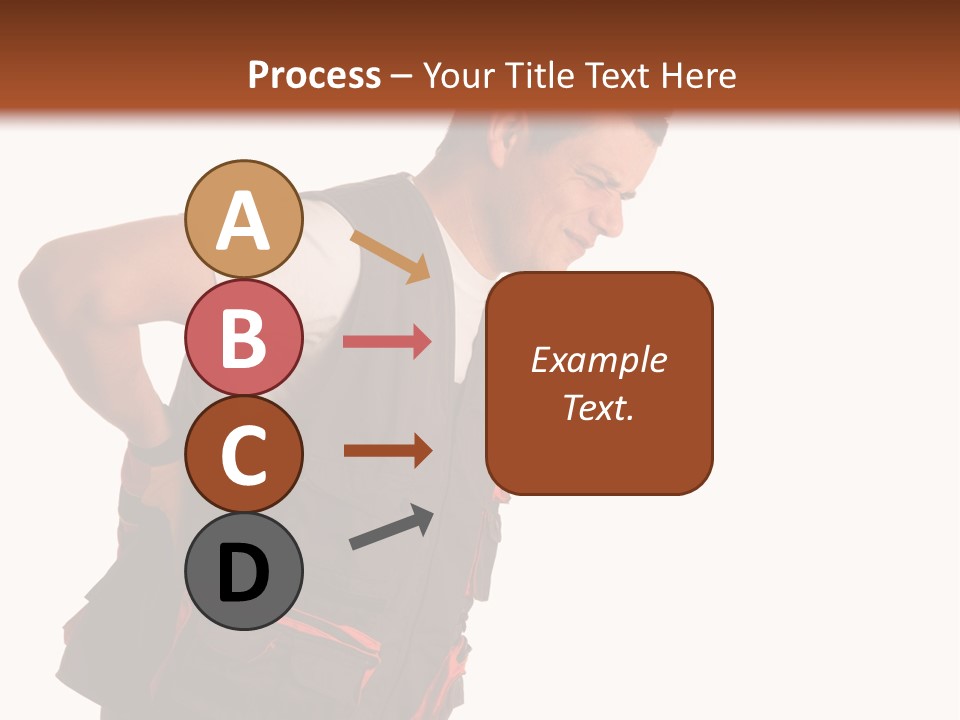 Backache Holding Compensation PowerPoint Template