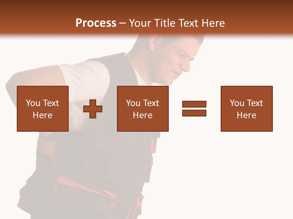 Backache Holding Compensation PowerPoint Template