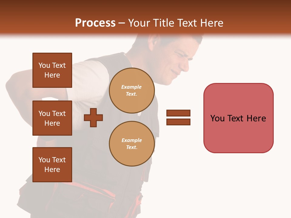 Backache Holding Compensation PowerPoint Template