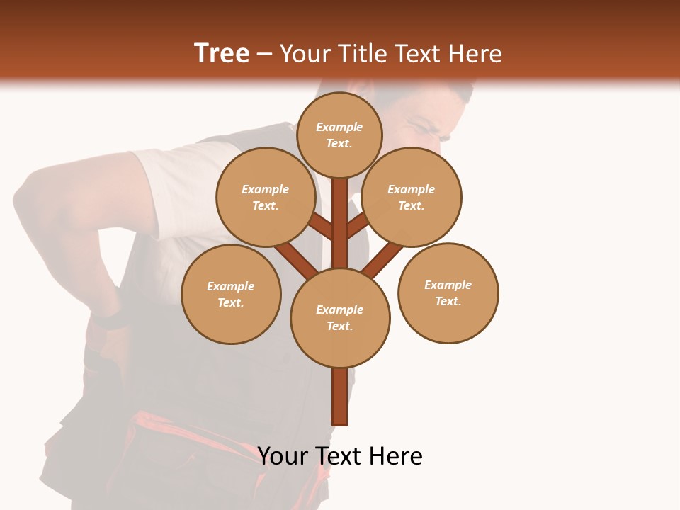 Backache Holding Compensation PowerPoint Template