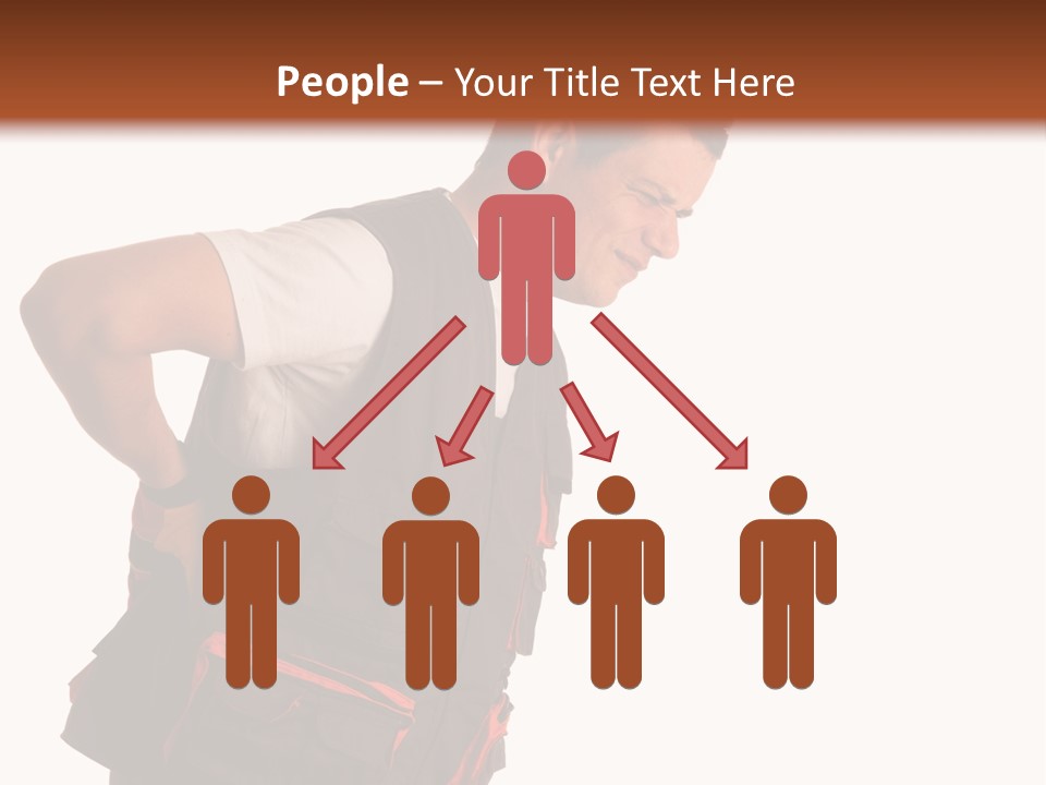 Backache Holding Compensation PowerPoint Template
