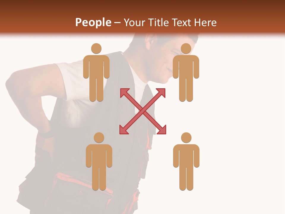 Backache Holding Compensation PowerPoint Template