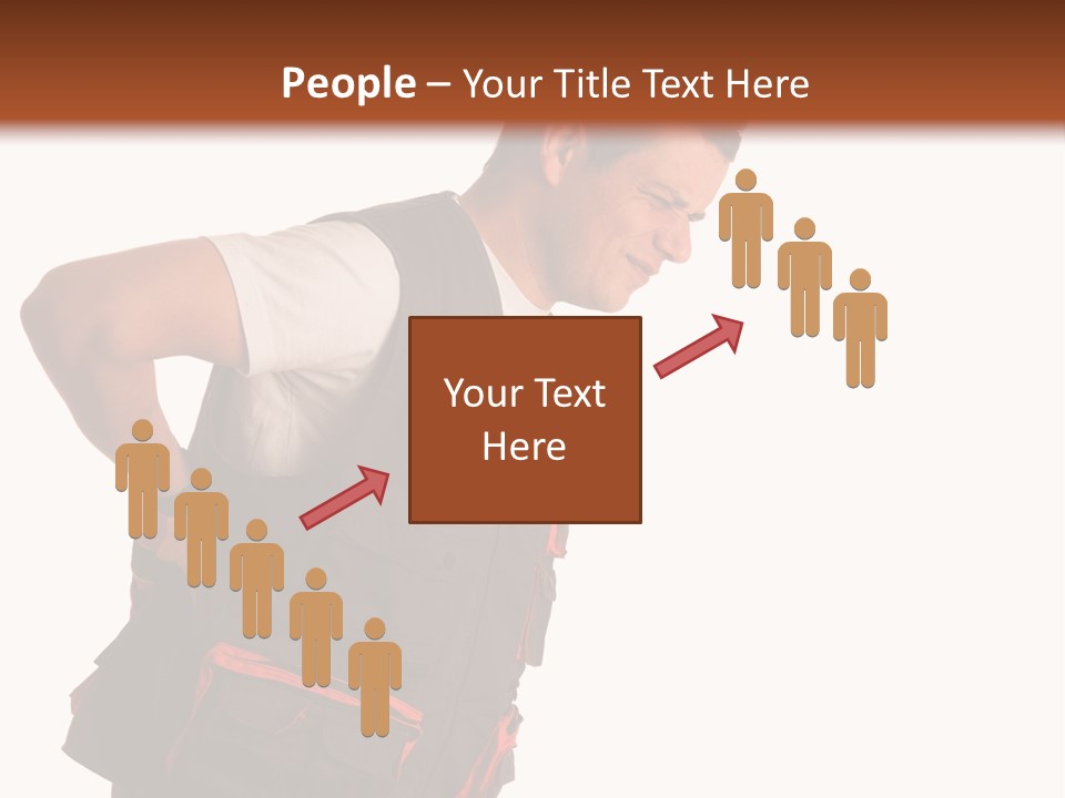Backache Holding Compensation PowerPoint Template
