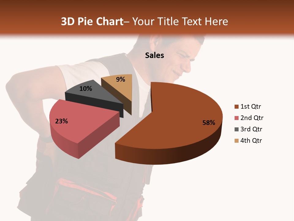 Backache Holding Compensation PowerPoint Template
