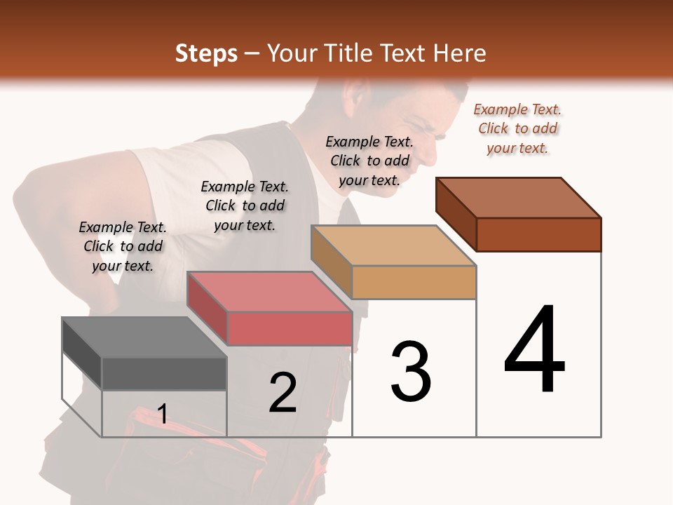 Backache Holding Compensation PowerPoint Template