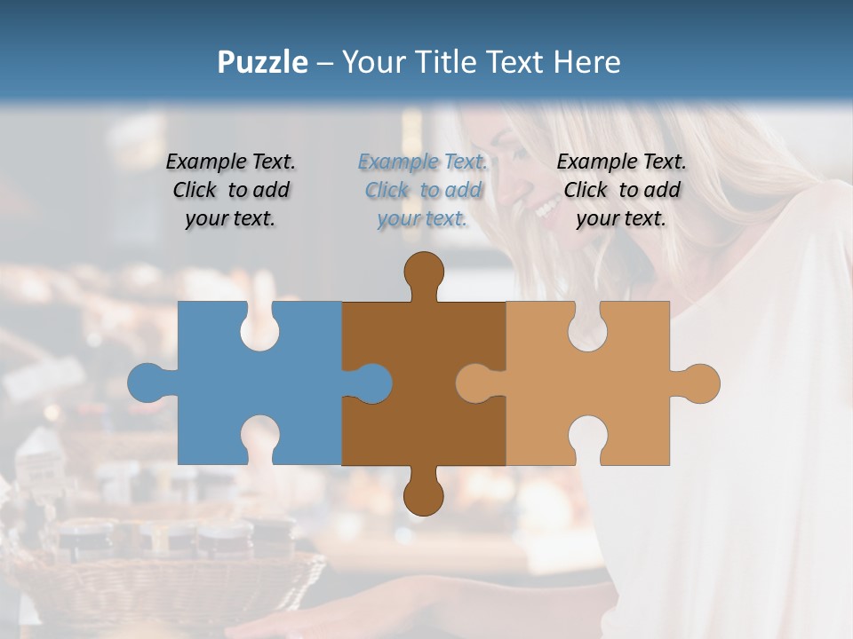 Fit Flexing Couple PowerPoint Template