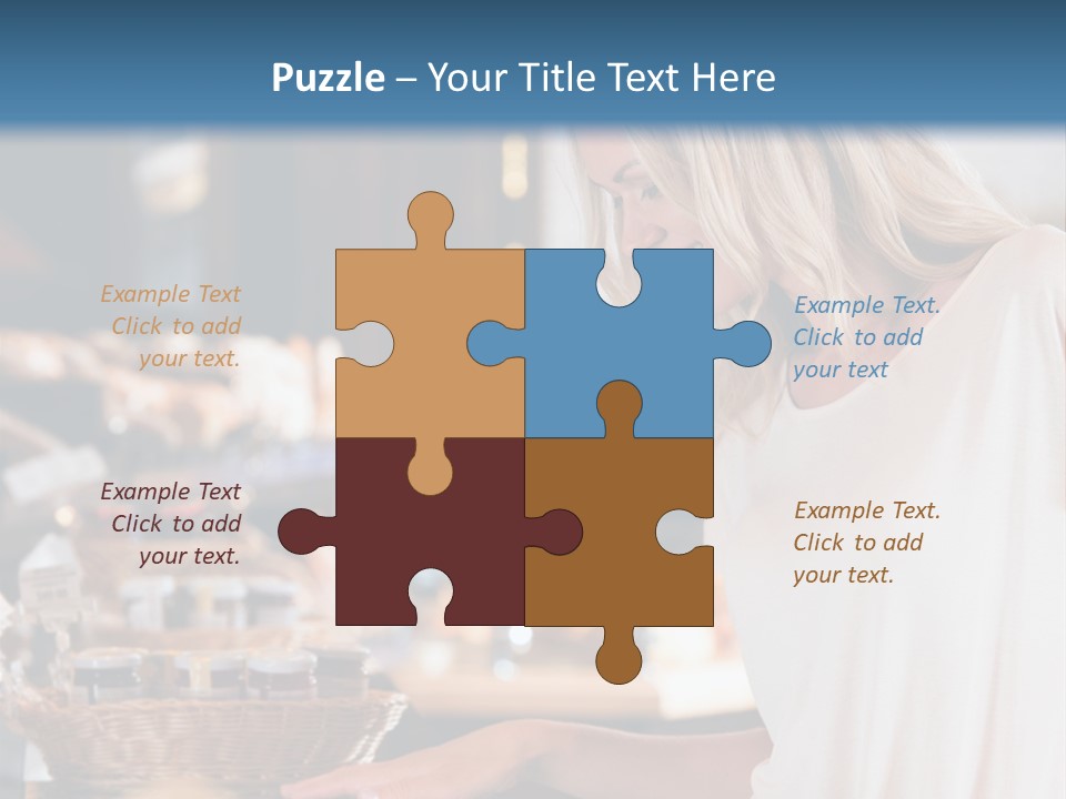 Fit Flexing Couple PowerPoint Template