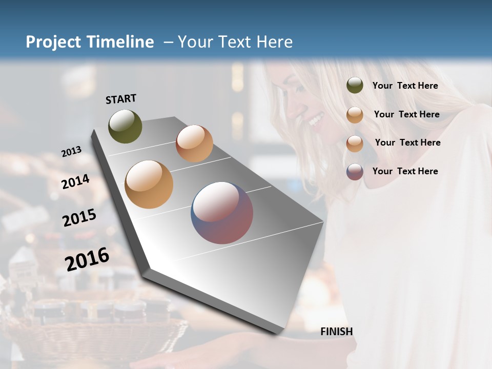 Fit Flexing Couple PowerPoint Template