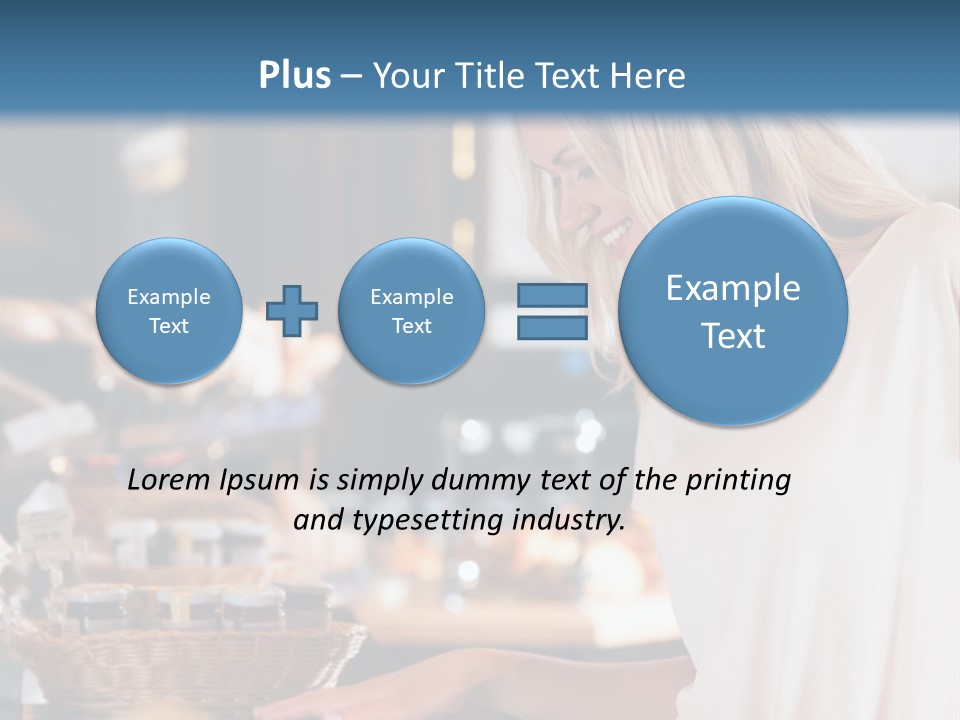 Fit Flexing Couple PowerPoint Template