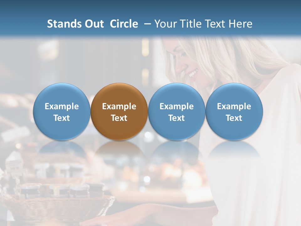 Fit Flexing Couple PowerPoint Template