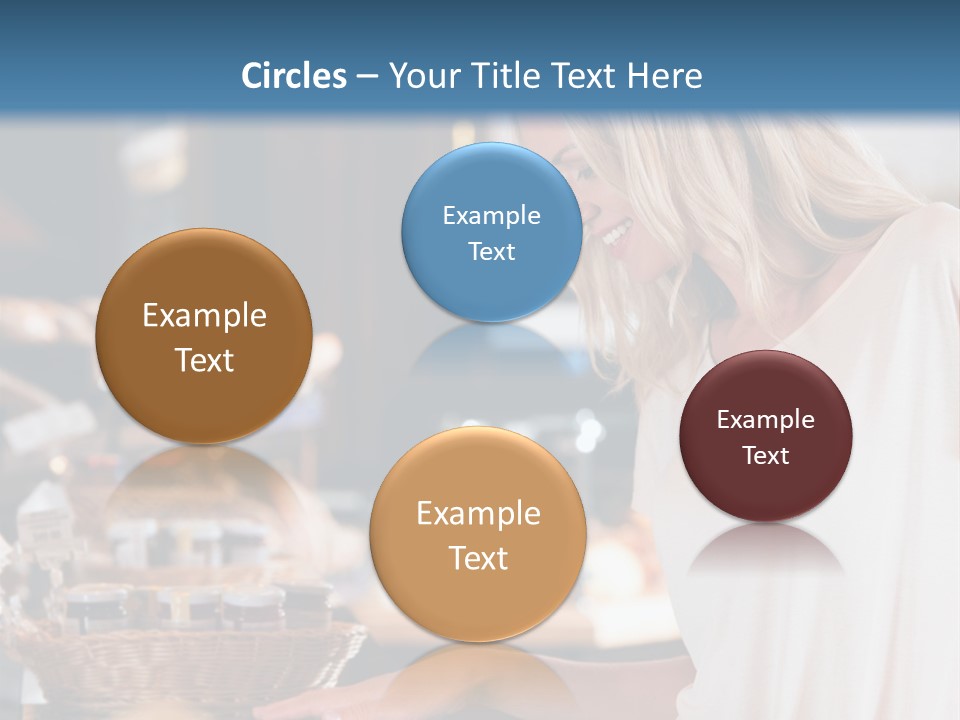 Fit Flexing Couple PowerPoint Template