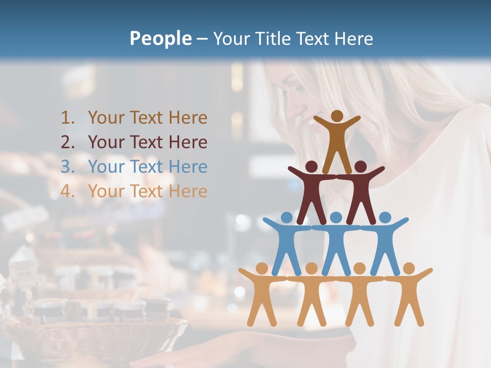 Fit Flexing Couple PowerPoint Template