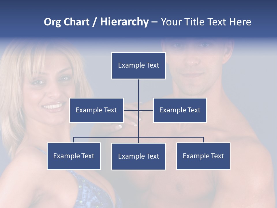 Fit Flexing Couple PowerPoint Template