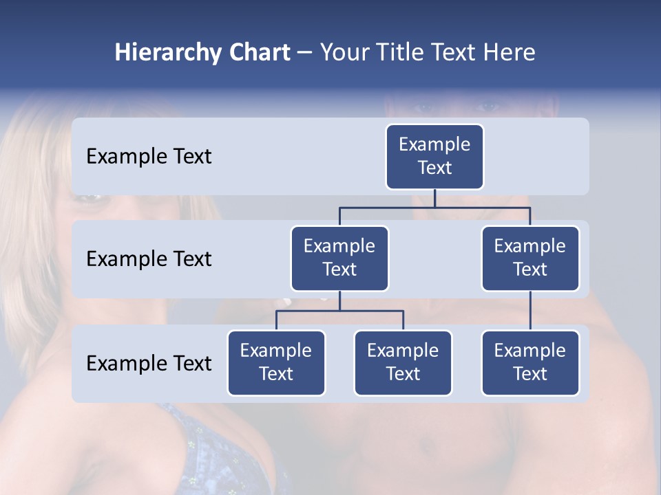Fit Flexing Couple PowerPoint Template