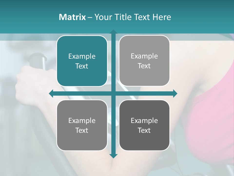 Caucasian Training Sport PowerPoint Template