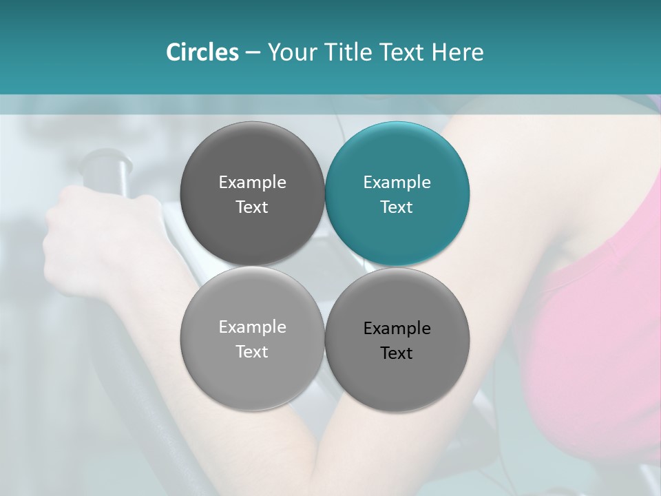 Caucasian Training Sport PowerPoint Template