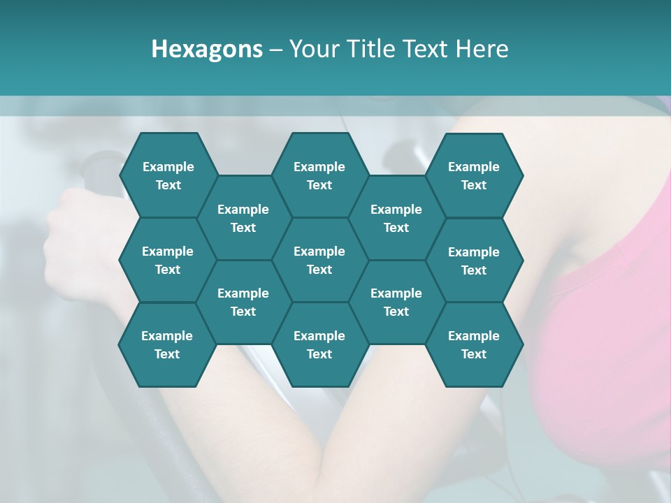 Caucasian Training Sport PowerPoint Template