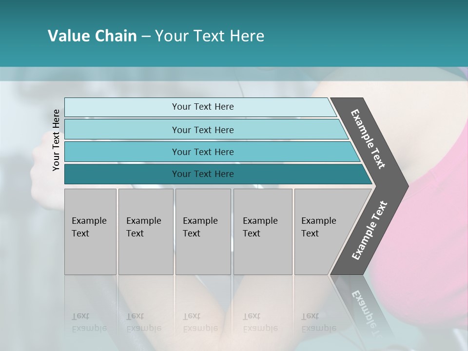 Caucasian Training Sport PowerPoint Template
