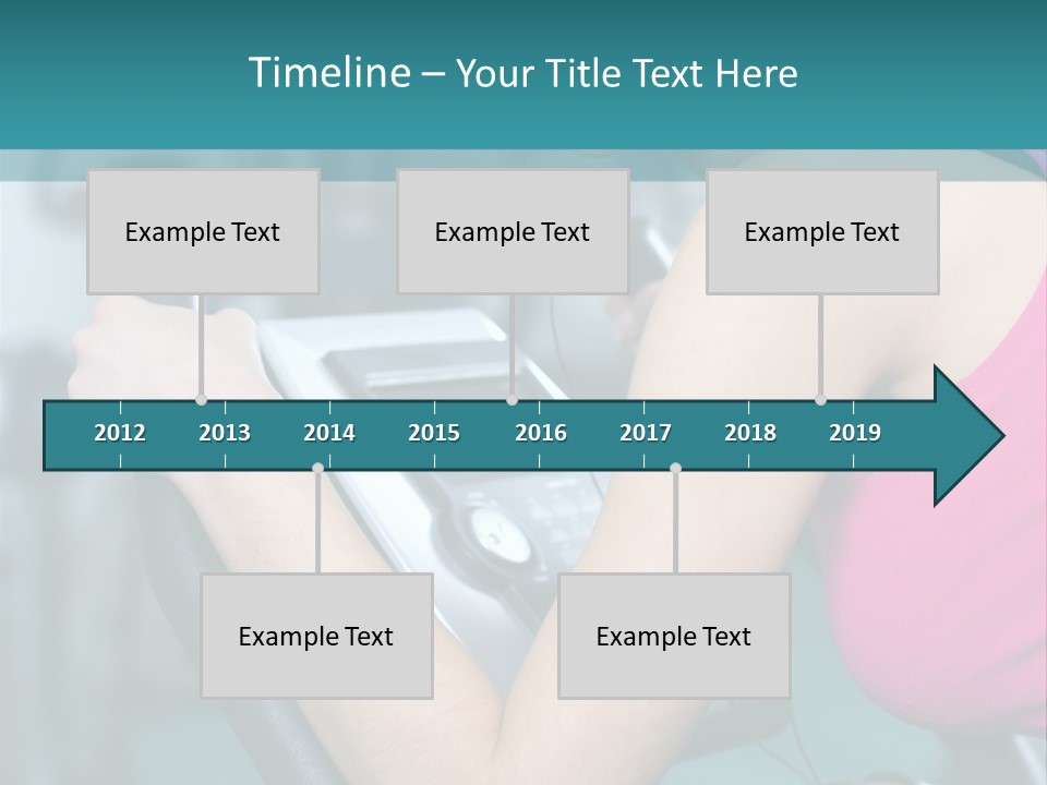 Caucasian Training Sport PowerPoint Template