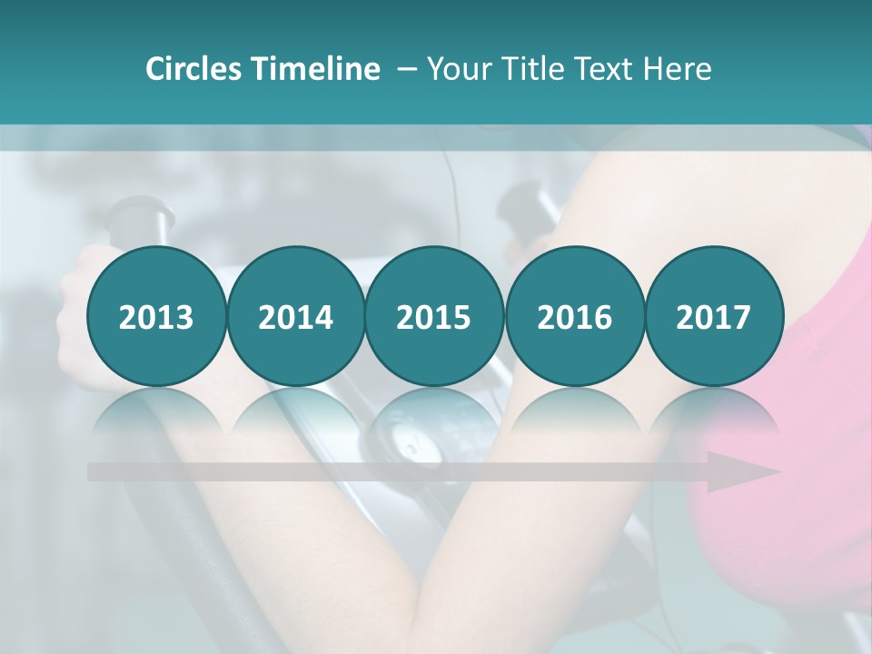 Caucasian Training Sport PowerPoint Template