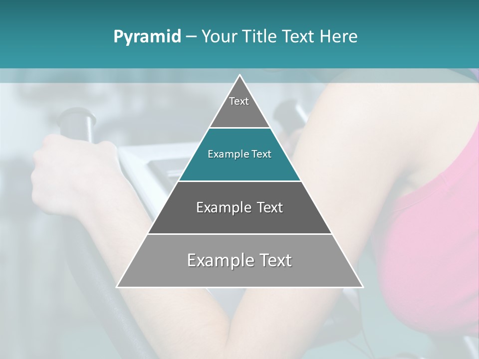 Caucasian Training Sport PowerPoint Template