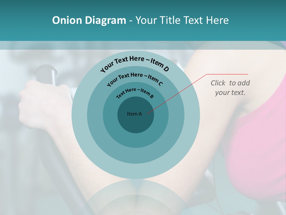 Caucasian Training Sport PowerPoint Template