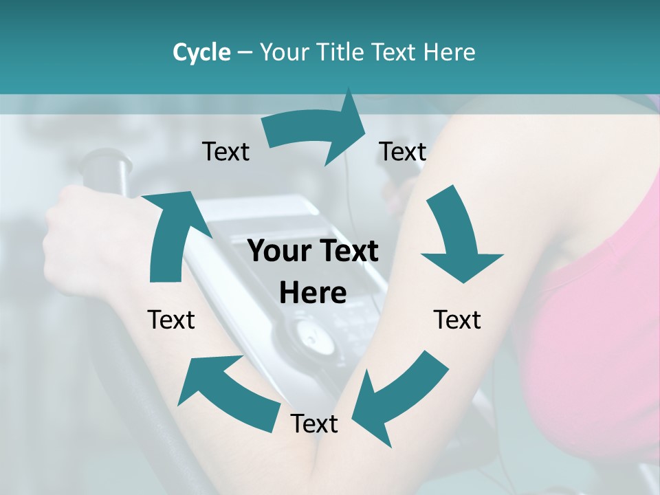 Caucasian Training Sport PowerPoint Template