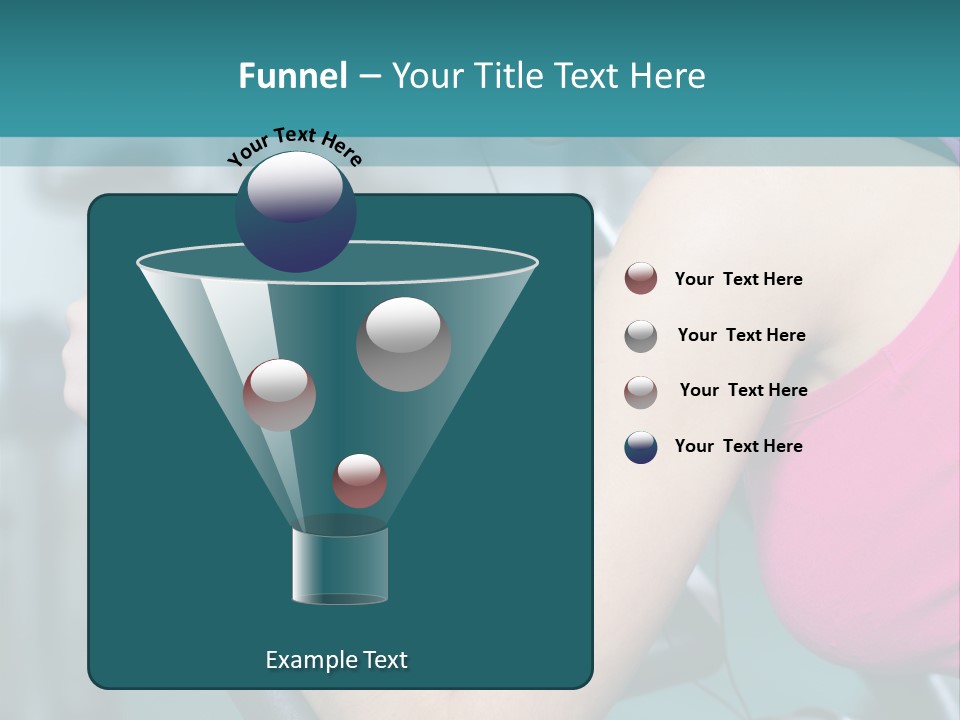 Caucasian Training Sport PowerPoint Template