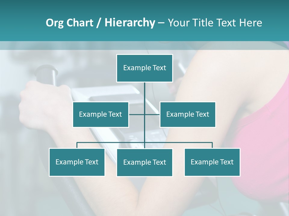 Caucasian Training Sport PowerPoint Template