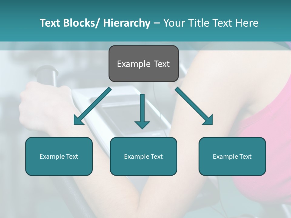 Caucasian Training Sport PowerPoint Template